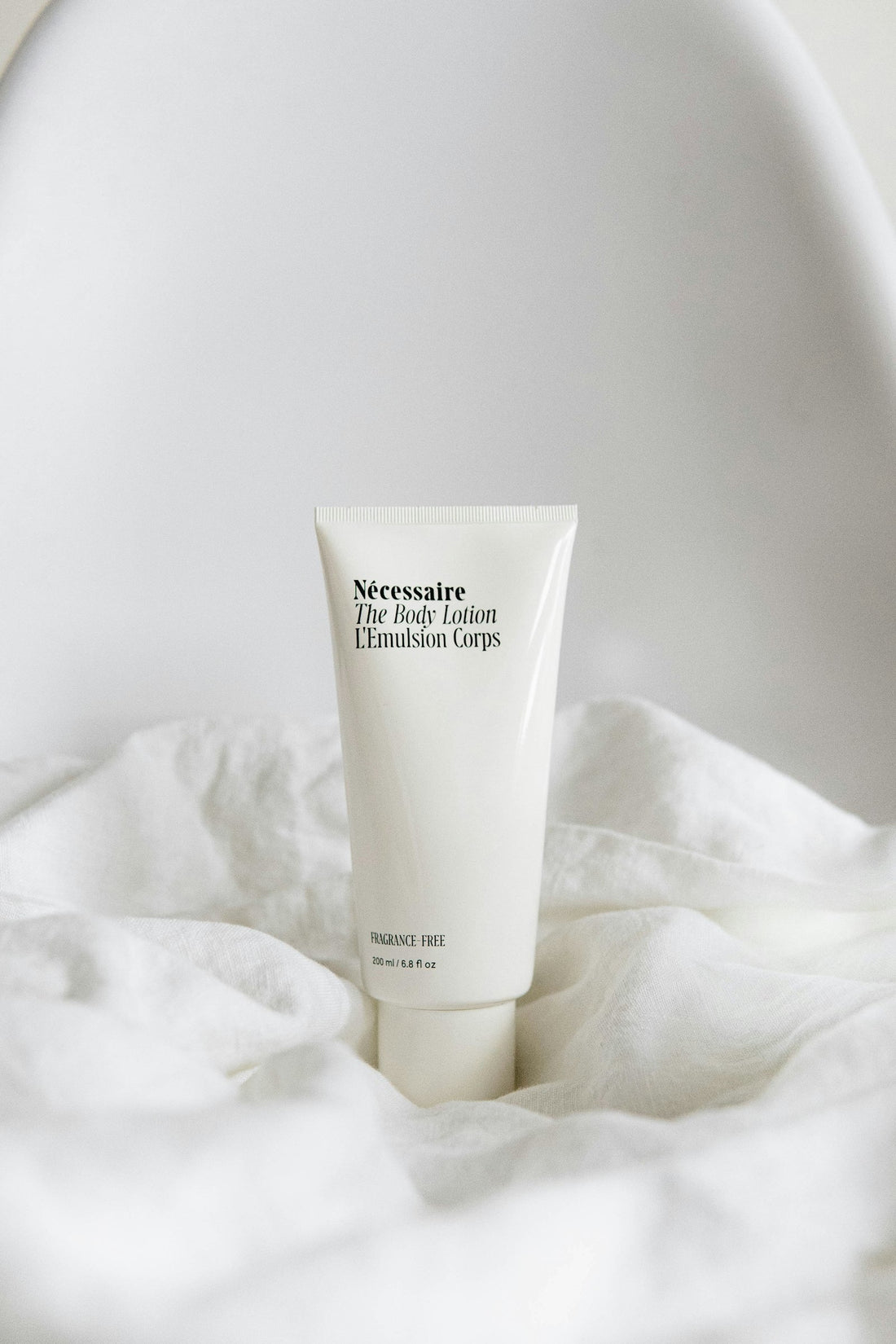 Soft natural skincare ingredients arranged on a neutral surface